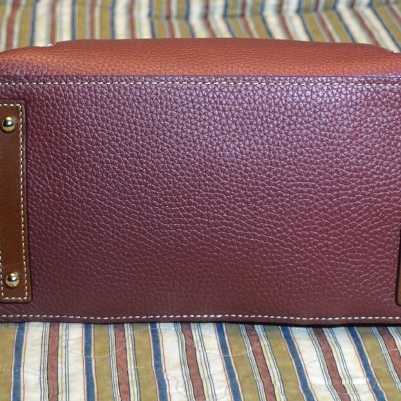 Dooney & Bourke Aubrey Satchel Terra Cotta Purse Bag - Picture 5 of 12